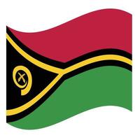 drapeau national vanuatu vecteur