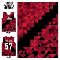 modèle de modèle de jersey vecteur concept abstrait pour l'impression ou la sublimation uniformes de sport football volley-ball basket-ball e-sport cyclisme et pêche