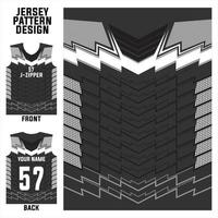 modèle de modèle de jersey vecteur concept abstrait pour l'impression ou la sublimation uniformes de sport football volley-ball basket-ball e-sport cyclisme et pêche