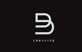 logo de conception de lettre b avec vecteur créatif de style monogramme minimaliste à la mode moderne.