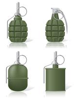 illustration vectorielle de grenade à main vecteur