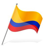 drapeau de l&#39;Equateur vector illustration