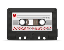 illustration vectorielle de cassette audio