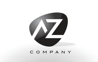 az logo. vecteur de conception de lettre.