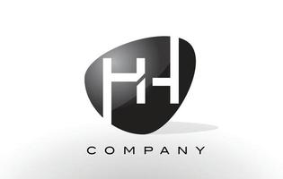 logo hh. vecteur de conception de lettre.