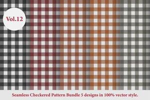 vecteur classique à carreaux à carreaux, qui est un tartan, un motif vichy, une texture de tissu tartan dans un style rétro, coloré