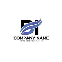 di lettermark logo, lettre logo, business loog, lettre coloriage logo vecteur