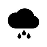 icône de forte pluie vecteur