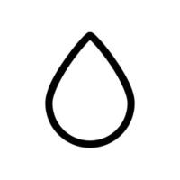 icône de l'eau, illustration vectorielle plane. conception eps 10 vecteur