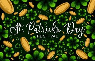 concept de la fête de la saint patrick vecteur