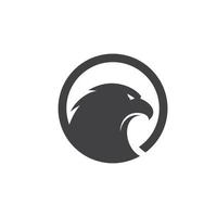 vecteur de logo d'aigle, illustration de modèle d'icône d'aigle créatif