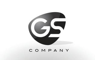 logo gs. vecteur de conception de lettre.