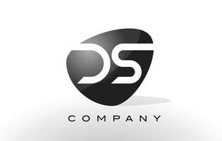 logo DS. vecteur de conception de lettre.