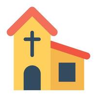 icône de vecteur d'église