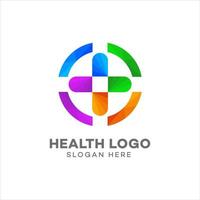 vecteur de modèle de conception de logo de santé