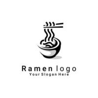 vecteur de ramen logo