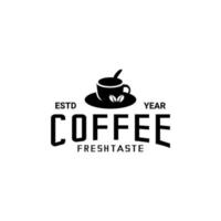 vecteur de logo de café