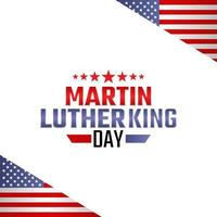 graphique vectoriel de la journée martin luther king bon pour la célébration de la journée martin luther king. conception plate. flyer design.flat illustration.