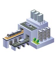 Plan isométrique vecteur