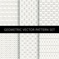 ensemble de motifs vectoriels géométriques vecteur