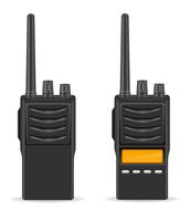 talkie-walkie communication radio illustration vectorielle vecteur