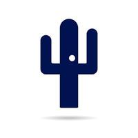 icône de cactus. cactus de vecteur d'icône plate. eps10