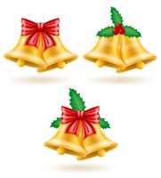 cloches de Noël or vector illustration