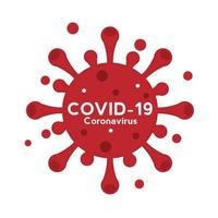 fond de grippe d'épidémie de concept de coronavirus covid-19. le concept de risque médical pour la santé pandémique avec la cellule de la maladie est une conception de vecteur dangereux