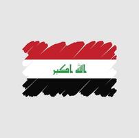 vecteur de drapeau irakien