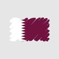 conception de vecteur libre du drapeau du Qatar