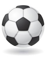 illustration vectorielle de football soccer ball vecteur