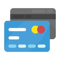 notions de carte de crédit vecteur