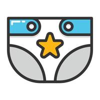 concepts de skivvies pour bébé vecteur