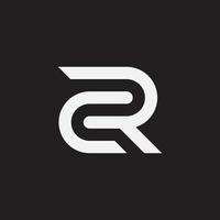 concept de logo monogramme lettre initiale cr. club de sport à logo simple, conception de marque. vecteur