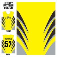 modèle de modèle de jersey vecteur concept abstrait pour l'impression ou la sublimation uniformes de sport football volley-ball basket-ball e-sport cyclisme et pêche