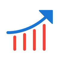 conception de l&#39;icône de performance seo vecteur