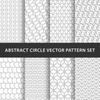 pack de motifs vectoriels cercle géométrique vecteur