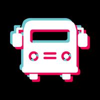 Autobus scolaire Icon Design vecteur