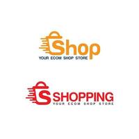boutique de commerce électronique, vecteur gratuit de modèle de logo de boutique en ligne