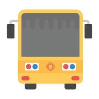 concepts de bus à la mode vecteur