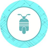 conception d&#39;icône de scooter vecteur