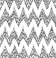 motif géométrique sans soudure abstrait en zigzag avec des gouttes d'eau. ornement de ligne en zigzag de griffonnage en tissu à partir de gouttes d'eau. fond de dessin de gouttelettes en zigzag vecteur