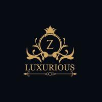 modèle de logo de luxe en vecteur pour restaurant, redevance, boutique, café, hôtel, héraldique, bijoux, mode et autres illustrations vectorielles