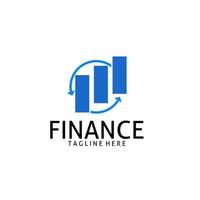 icône du logo de la finance, logo de la finance d'entreprise, conception de la finance, logo du commerce et de la distribution, logo de la finance comptable, icône de vecteur de modèle de conception de conseiller financier, modèle financier.