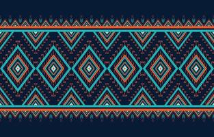 motif ethnique fond traditionnel motif sans couture textiles mexicains indigènes pour l'impression, le tissu, le tapis, le batik, le style de broderie d'illustration vectorielle vecteur