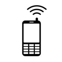 icône de téléphone symbole d'icône de téléphone pour l'application et la messagerie vecteur