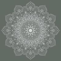 mandala à motifs floraux vecteur