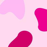 vecteur abstrait blob rose