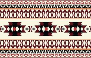 impression de motif sans couture traditionnel tribal aztèque vecteur