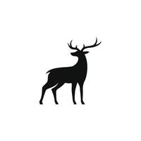 conception de vecteur de logo de cerf